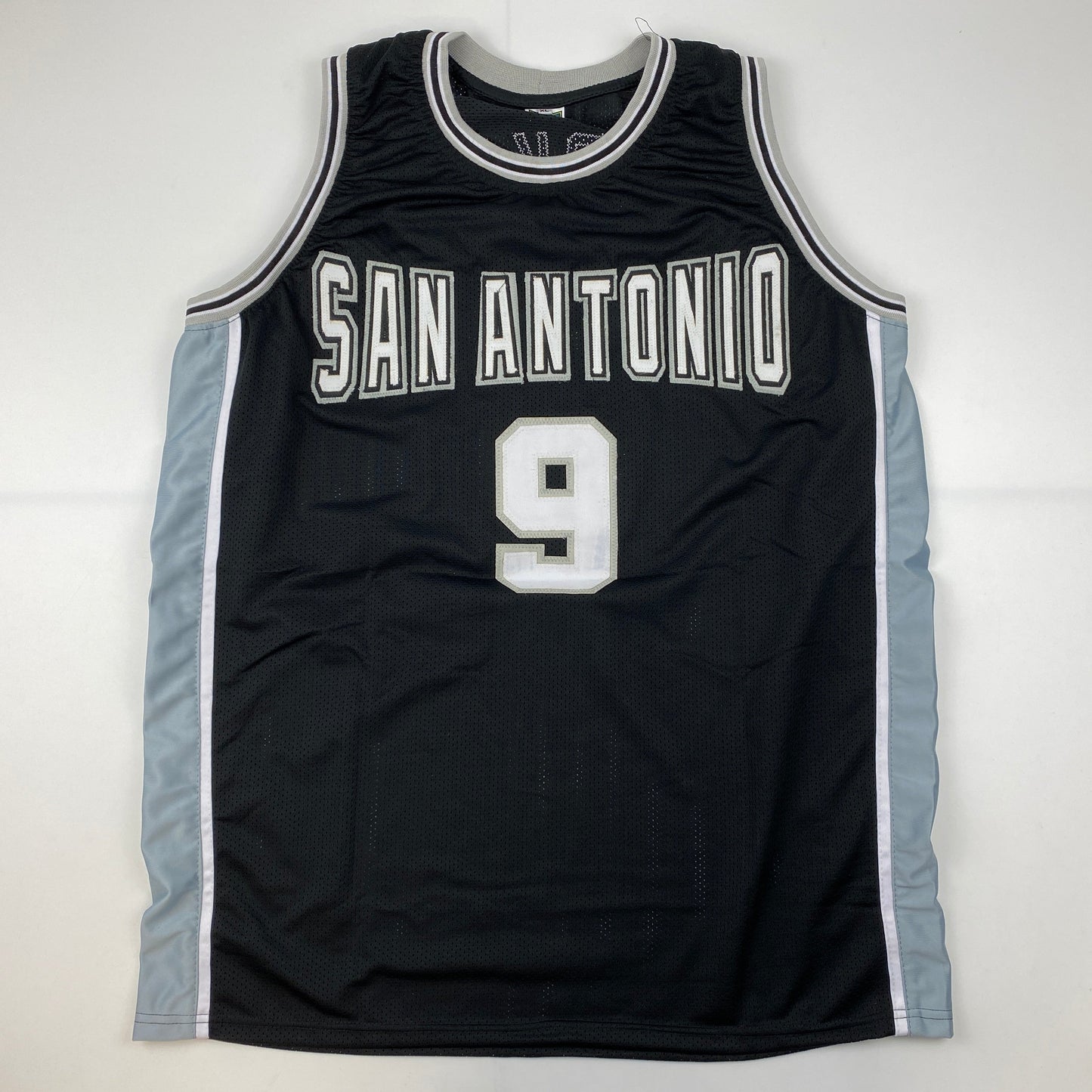 Facsimile Autographed Tony Parker San Antonio Black Reprint Laser Auto Basketball Jersey Size Men's XL