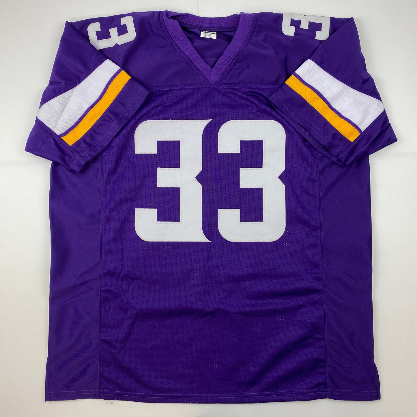 Facsimile Autographed Dalvin Cook Minnesota Purple Reprint Laser Auto Football Jersey Size Men's XL