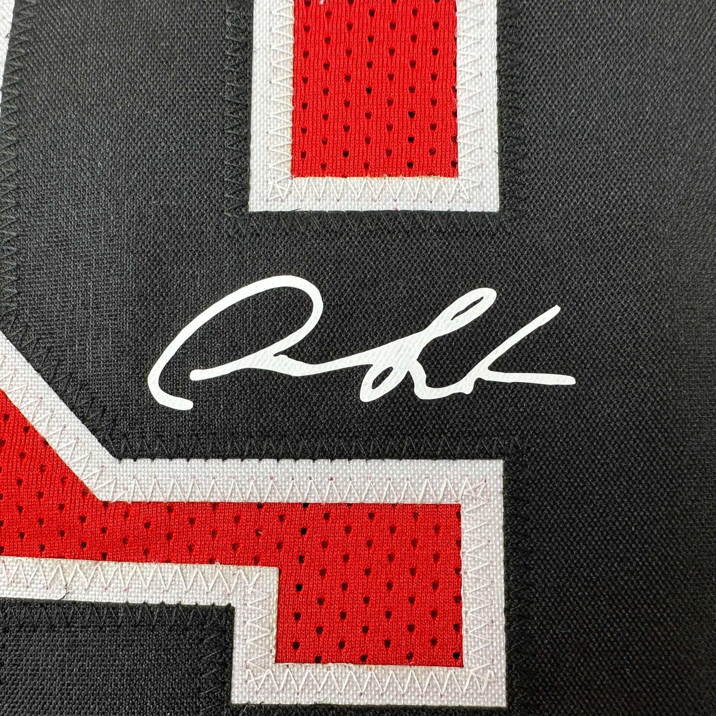 Facsimile Autographed Dennis Rodman Chicago Red Reprint Laser Auto Basketball Jersey Size Men's XL