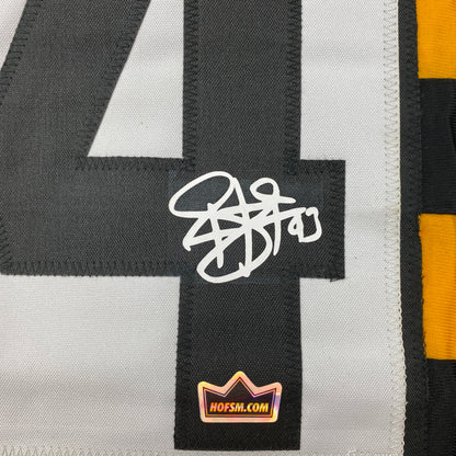 Facsimile Autographed Troy Polamalu Pittsburgh Bumble Bee Reprint Laser Auto Football Jersey Size Men's XL