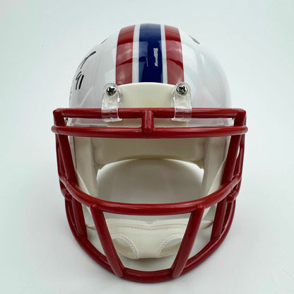 Autographed/Signed Earl Campbell Houston Oilers Mini Football Helmet JSA COA