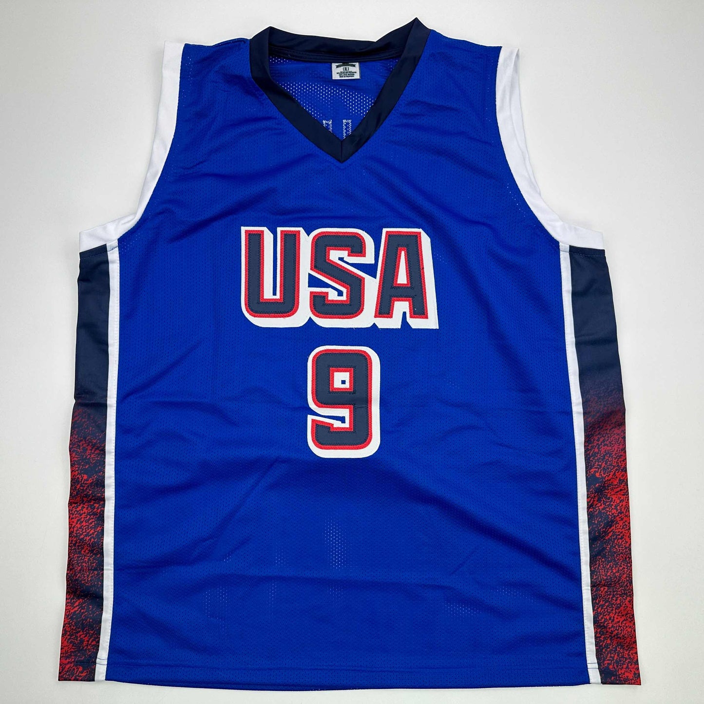 Facsimile Autographed Tyrese Haliburton 2024 United States Team USA Blue Reprint Laser Auto Basketball Jersey Size Men's XL