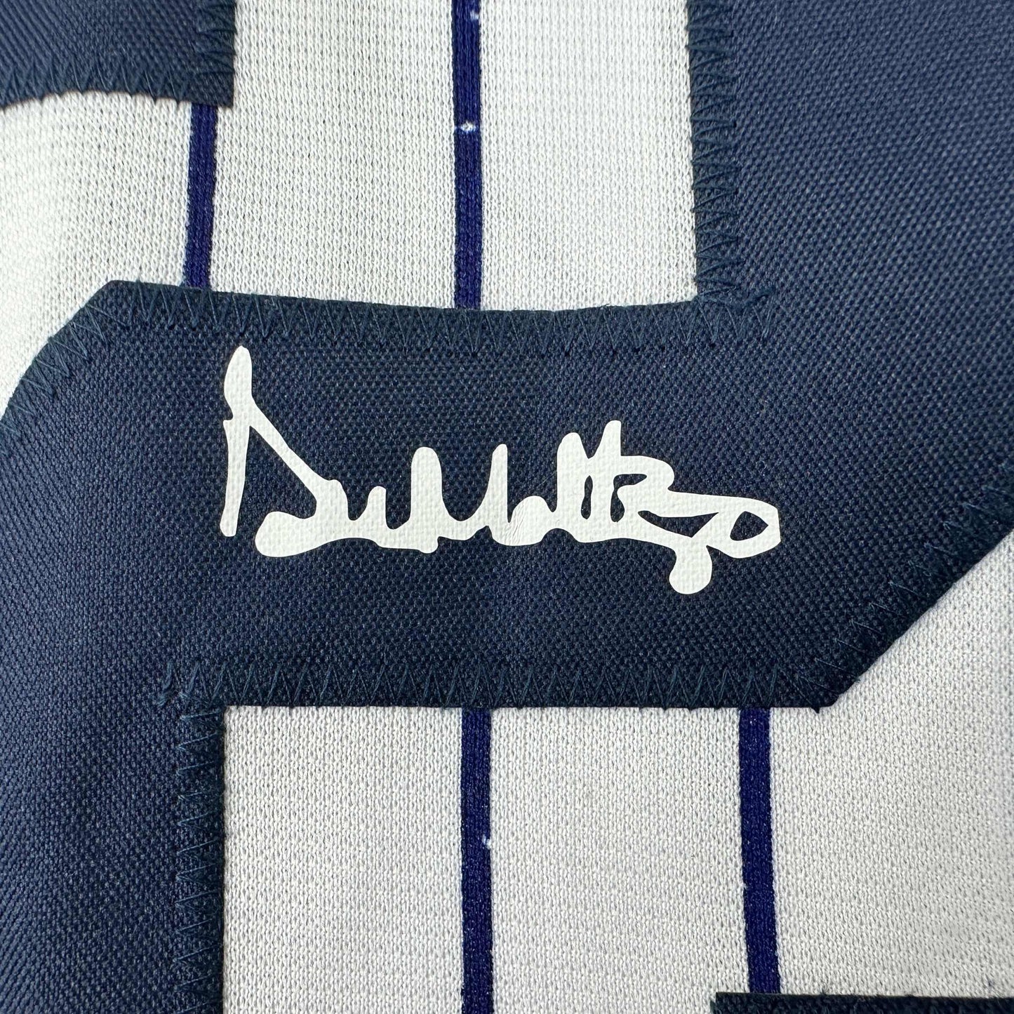 Facsimile Autographed Don Mattingly New York Pinstripe Reprint Laser Auto Baseball Jersey Size Men's XL