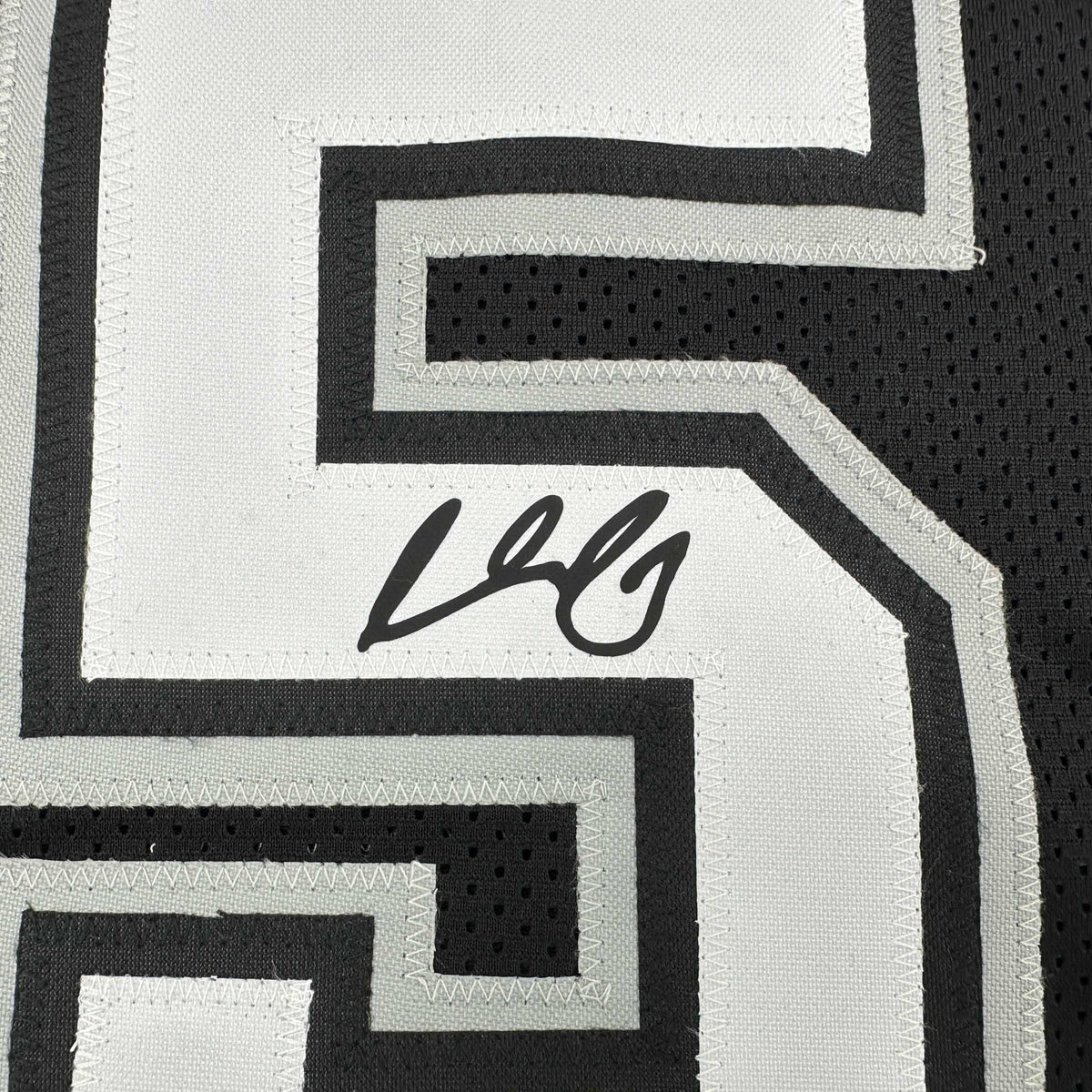 Facsimile Autographed Stephon Castle San Antonio Black Reprint Laser Auto Basketball Jersey Size Men's XL
