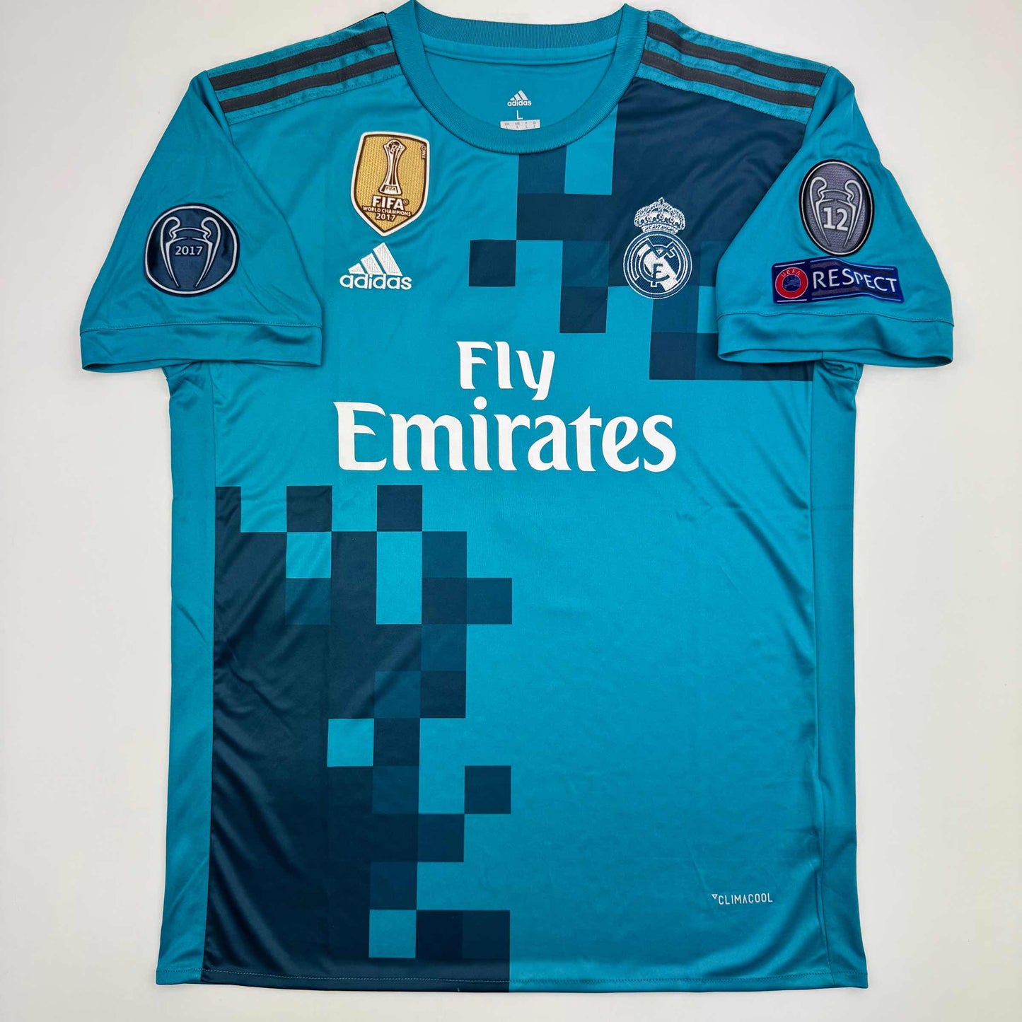 Autographed/Signed Cristiano Ronaldo Real Madrid Blue Soccer Jersey Beckett BAS COA