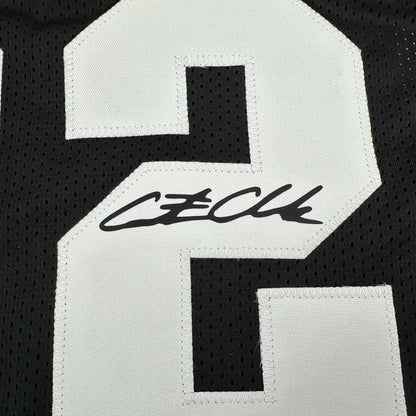 Facsimile Autographed Caitlin Clark 2024 1st All-Star Game Black Reprint Laser Auto Basketball Jersey Size Men's XL