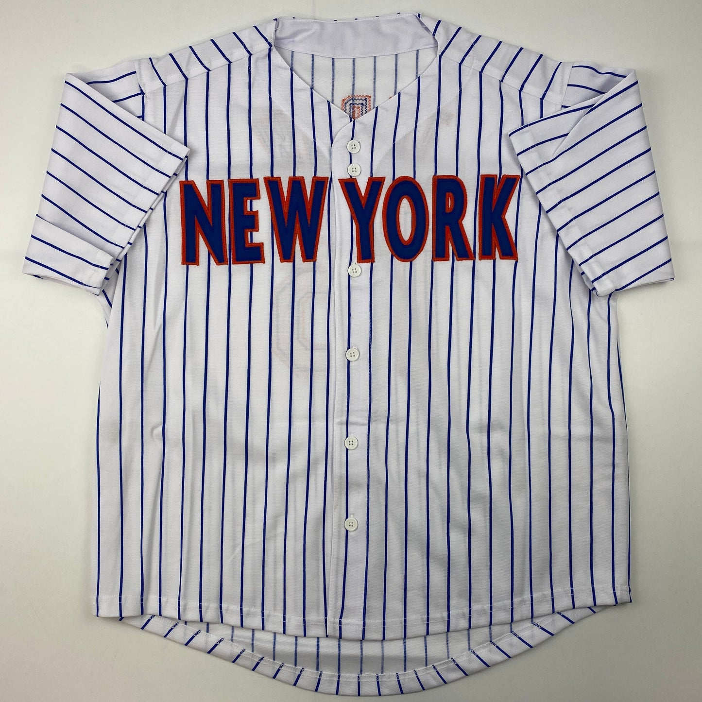 Facsimile Autographed Tim Tebow New York Pinstripe Reprint Laser Auto Baseball Jersey Size Men's XL