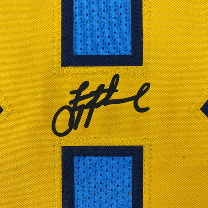 Facsimile Autographed Troy Aikman UCLA Blue Reprint Laser Auto College Football Jersey Size Men's XL