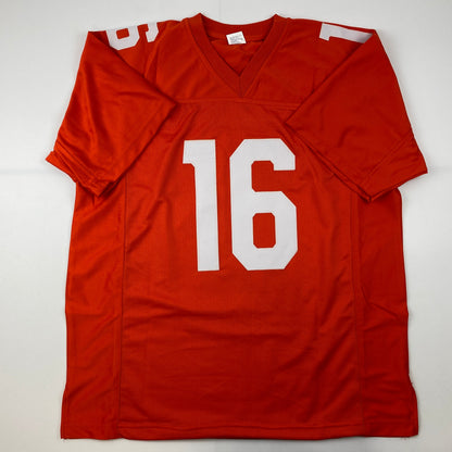 Facsimile Autographed Peyton Manning Tennessee Orange Reprint Laser Auto College Football Jersey Size Men's XL