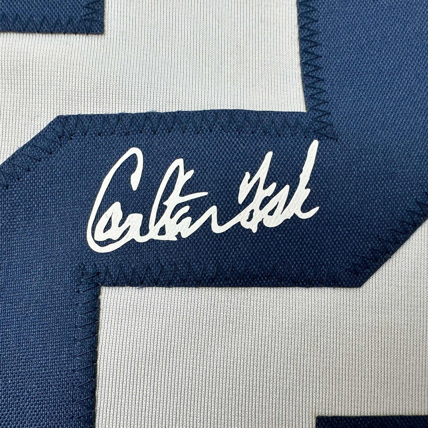 Facsimile Autographed Carlton Fisk Chicago White Retro Reprint Laser Auto Baseball Jersey Size Men's XL