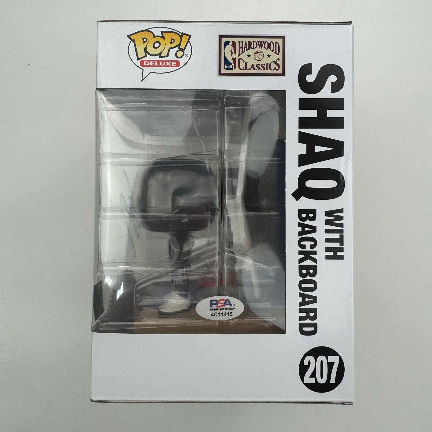Autographed/Signed Shaq Shaquille O'Neal Orlando Magic Basketball Funko Pop #207 Figurine PSA COA