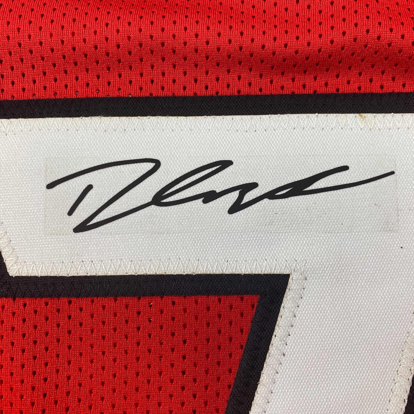 Facsimile Autographed D'Andre Swift Georgia Red Reprint Laser Auto College Football Jersey Size Men's XL