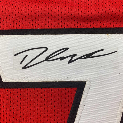 Facsimile Autographed D'Andre Swift Georgia Red Reprint Laser Auto College Football Jersey Size Men's XL