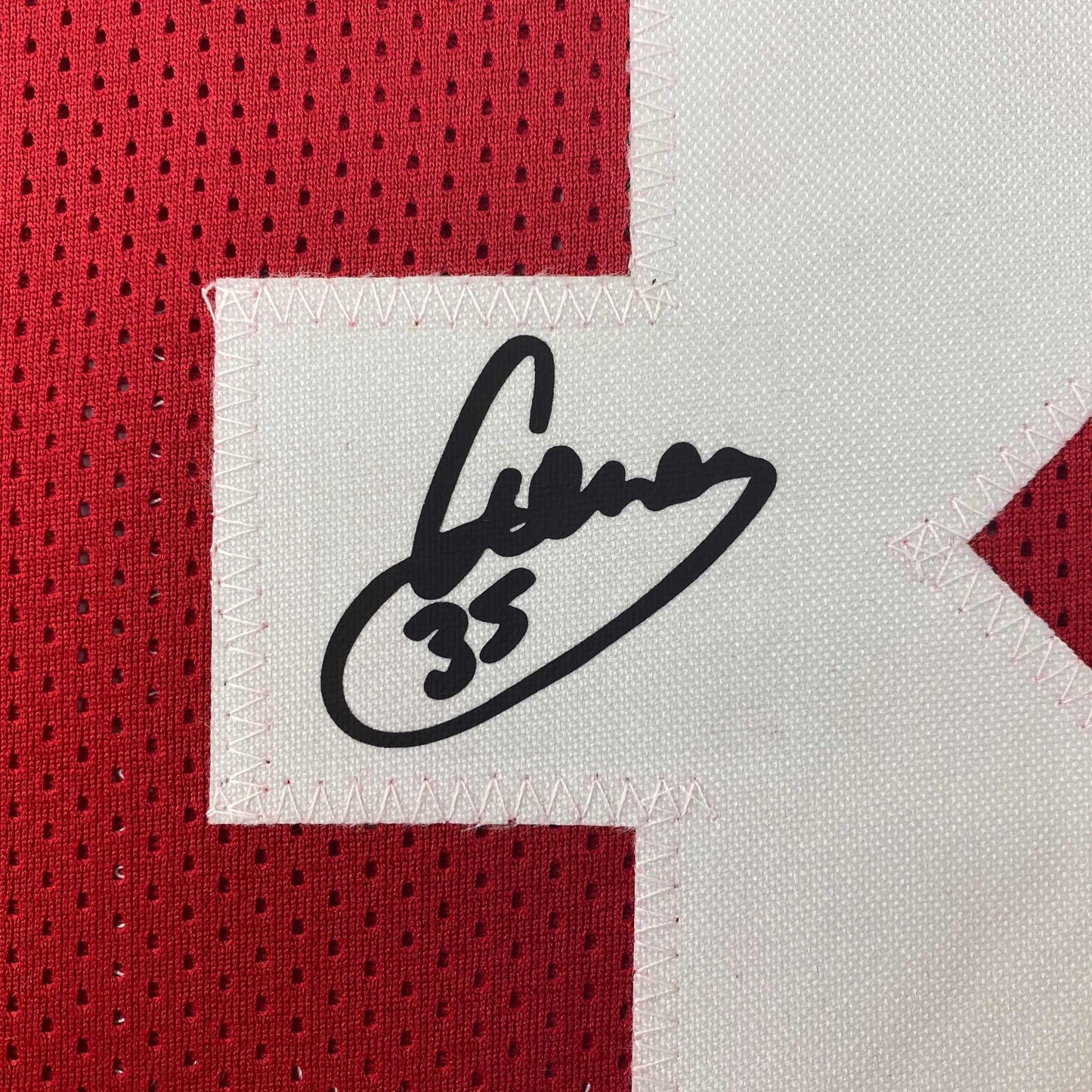 Facsimile Autographed Aeneas Williams Arizona Red Reprint Laser Auto Football Jersey Size Men's XL