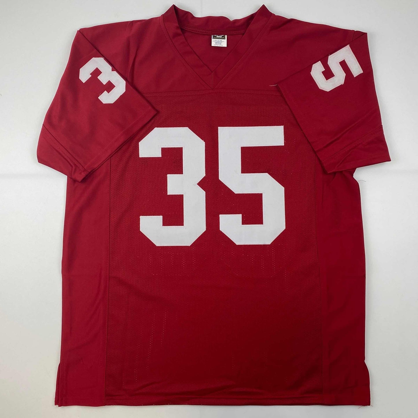 Facsimile Autographed Aeneas Williams Arizona Red Reprint Laser Auto Football Jersey Size Men's XL