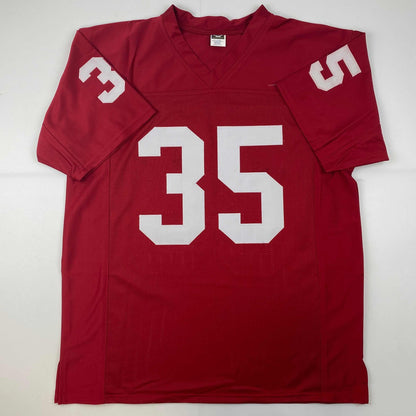 Facsimile Autographed Aeneas Williams Arizona Red Reprint Laser Auto Football Jersey Size Men's XL