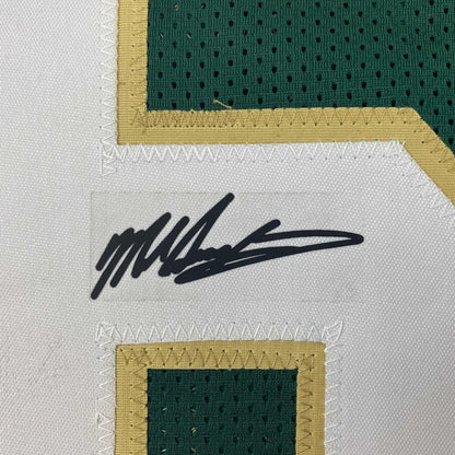 Facsimile Autographed Mike Singletary Baylor Green Reprint Laser Auto College Football Jersey Size Men's XL