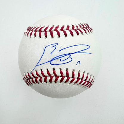Autographed/Signed Rafael Devers Rawlings Official Major League ROML Baseball JSA COA