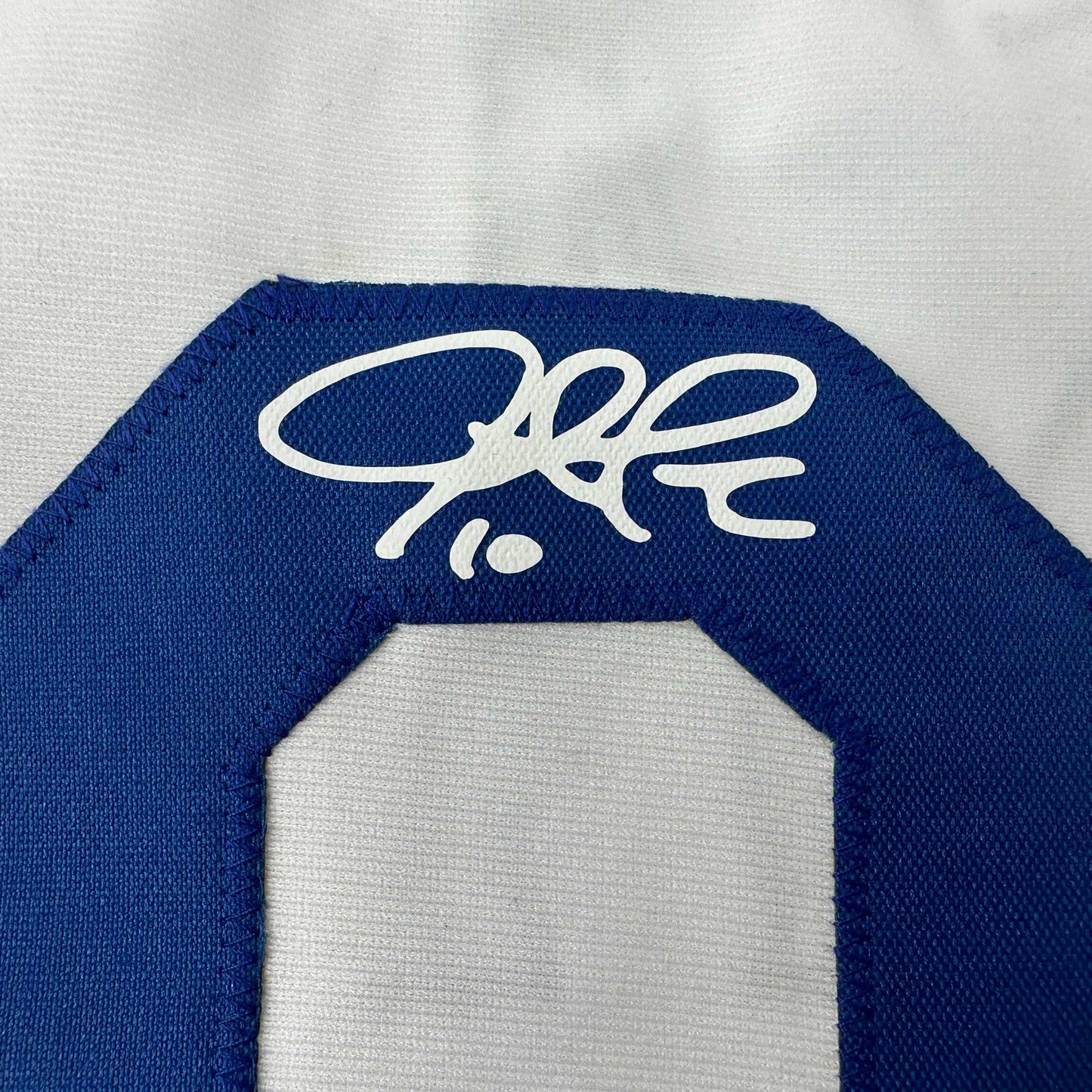 Facsimile Autographed Justin Turner Los Angeles LA White Reprint Laser Auto Baseball Jersey Size Men's XL