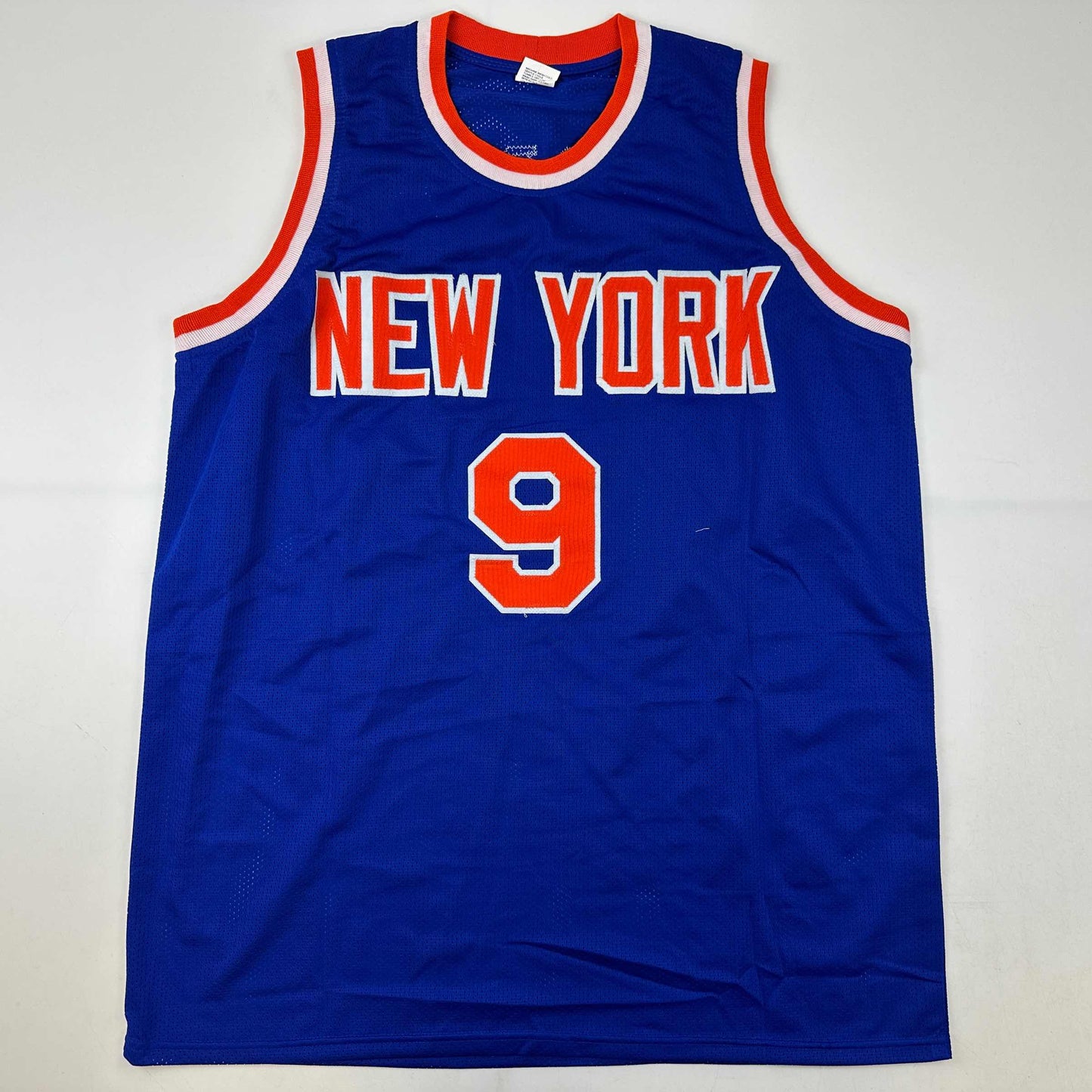 Facsimile Autographed RJ R.J. Barrett New York Blue Reprint Laser Auto Basketball Jersey Size Men's XL