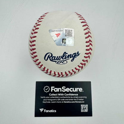 Autographed/Signed Jack Flaherty Rawlings Official Major League Baseball ROML Fanatics COA
