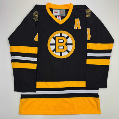 Autographed/Signed Bobby Orr "HOF 79" Boston Bruins Black Hockey Jersey Fanatics COA