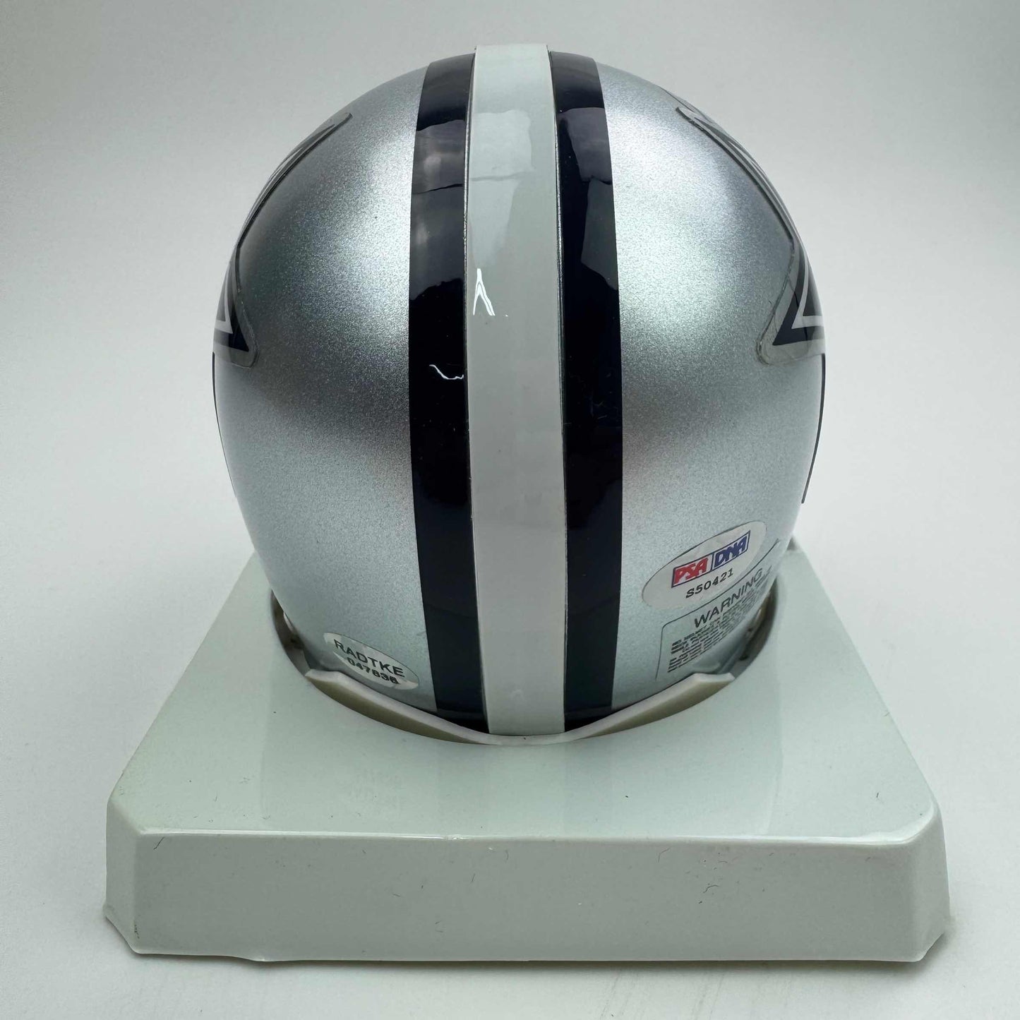 Autographed/Signed Herschel Walker Dallas Cowboys Mini Football Helmet PSA COA