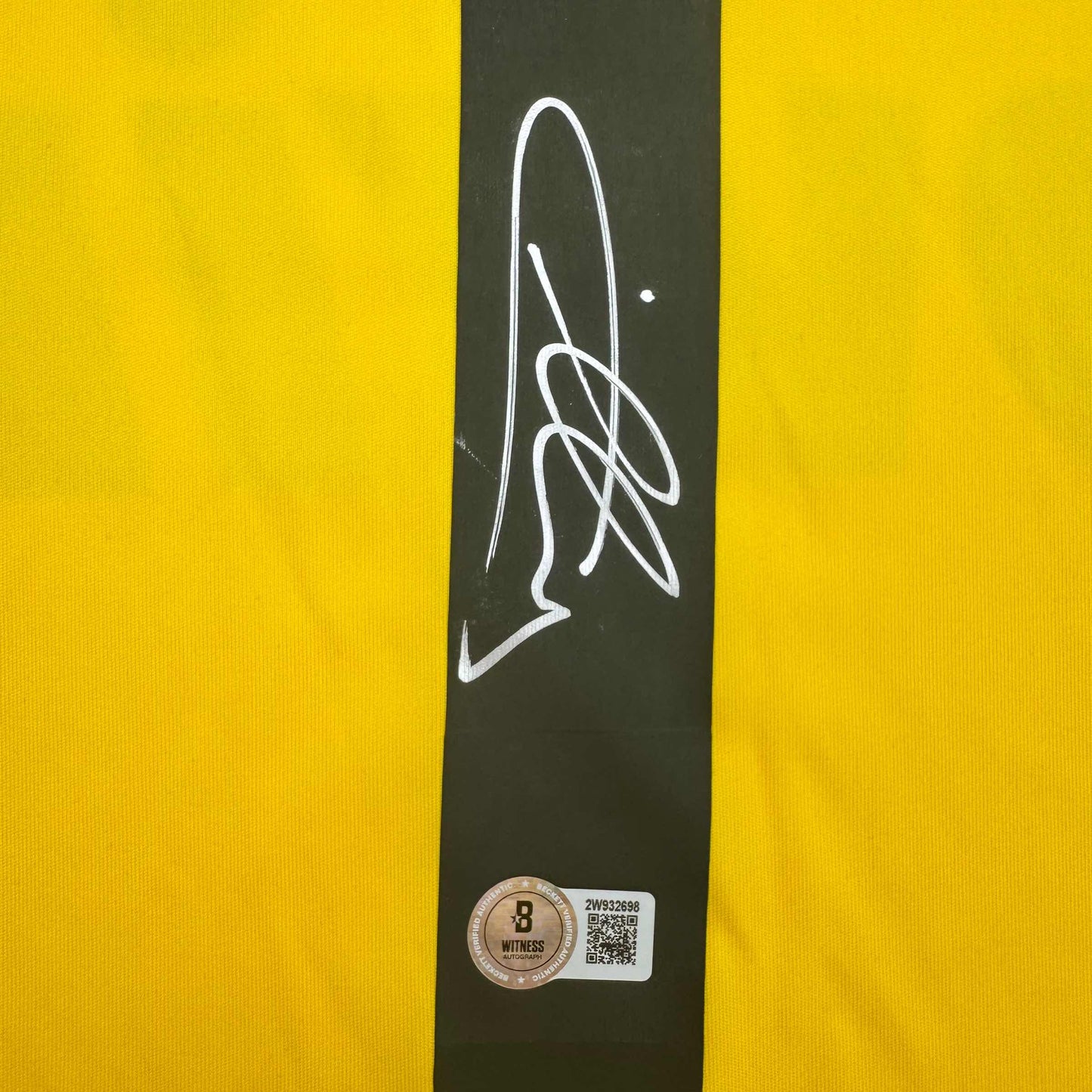 Autographed/Signed Iker Casillas Real Madrid Yellow Soccer Jersey Beckett BAS COA