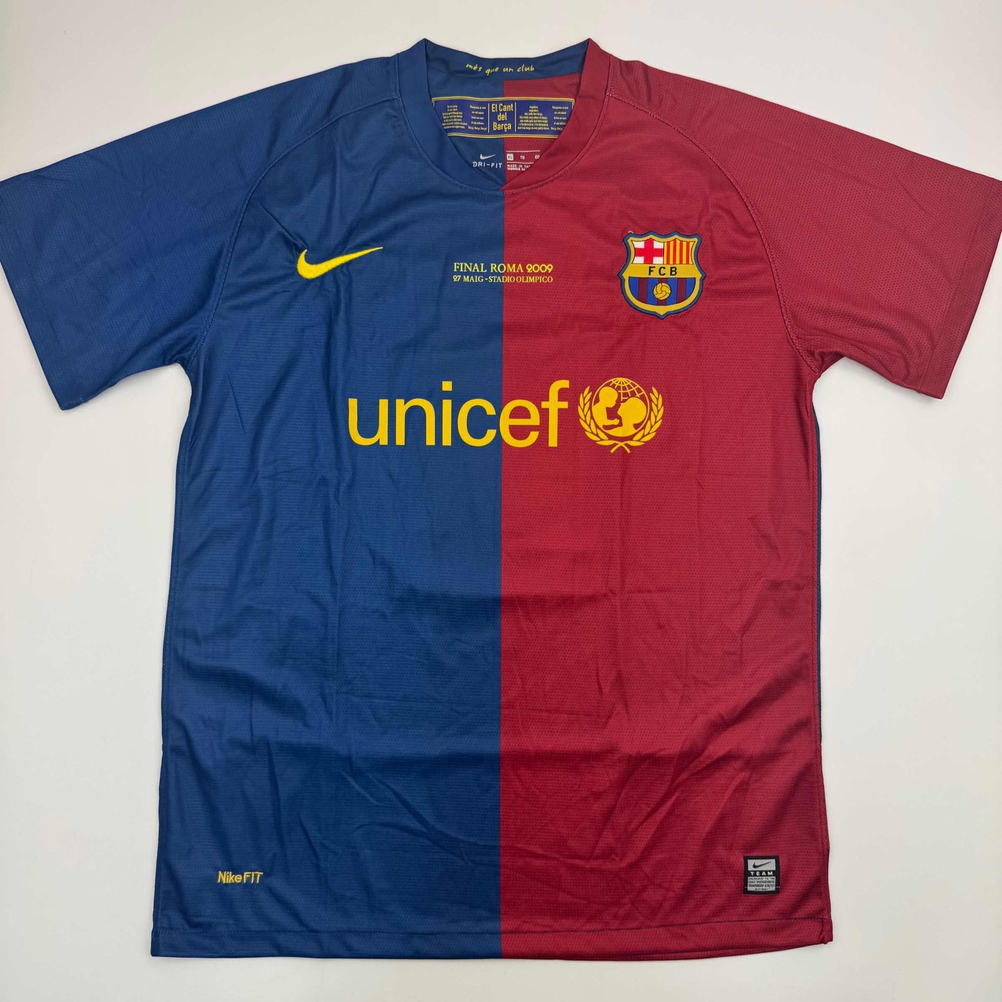 Autographed/Signed Andres Iniesta FC Barcelona Soccer Jersey Beckett BAS COA
