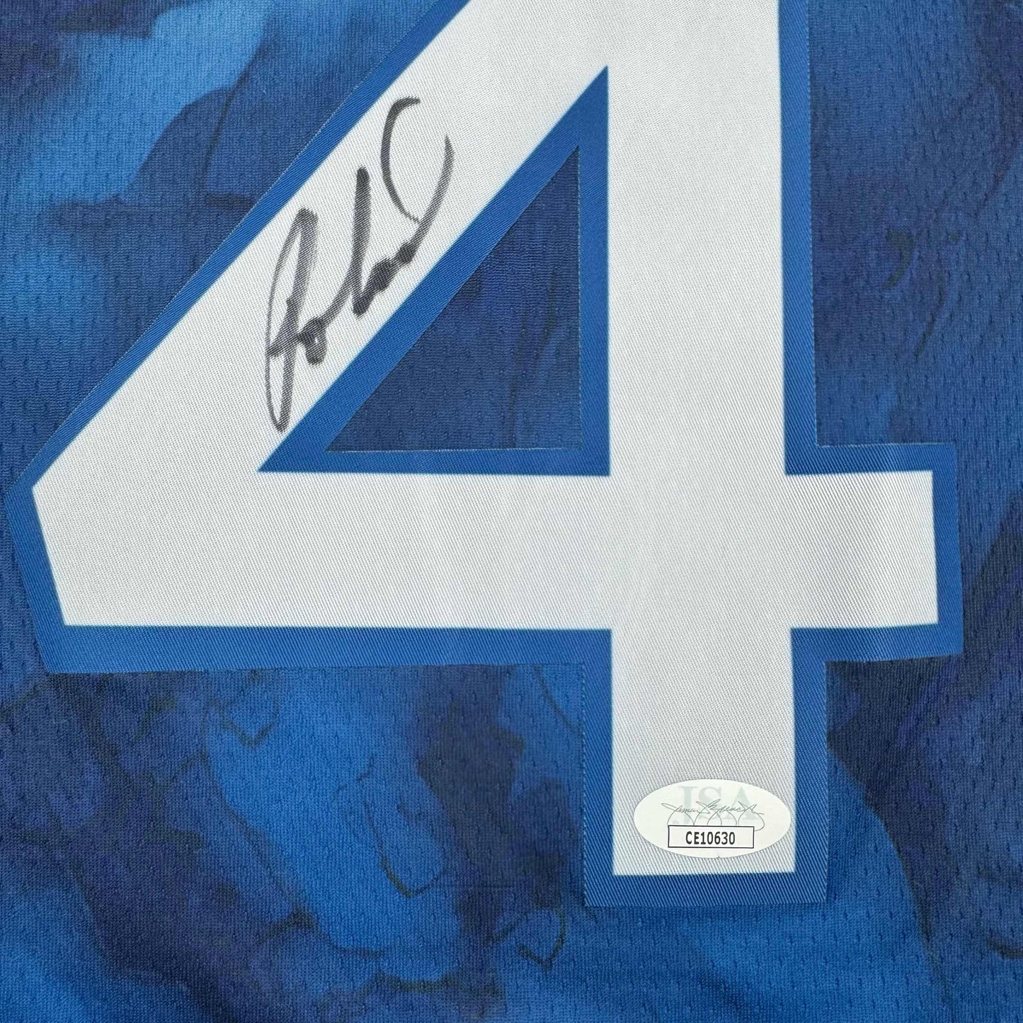 Autographed/Signed Rob Dillingham Minnesota Blue Basketball Jersey JSA COA