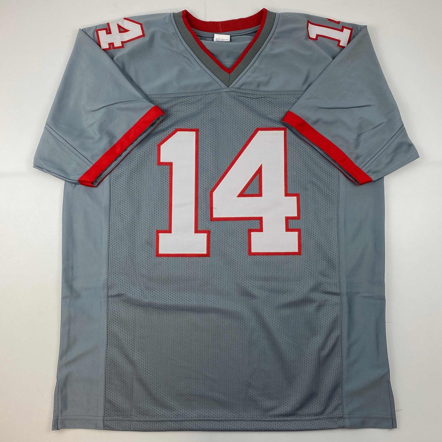 Facsimile Autographed Chris Godwin Tampa Bay Grey Pewter Reprint Laser Auto Football Jersey Size Men's XL