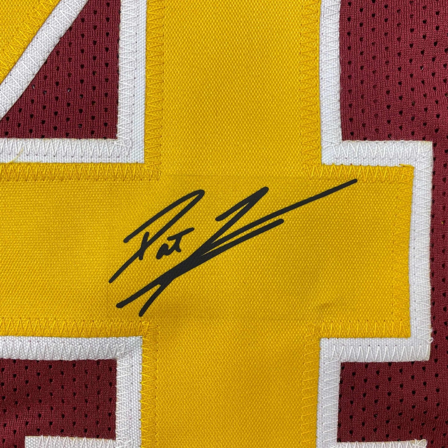 Facsimile Autographed Pat Tillman Arizona State Red Reprint Laser Auto College Football Jersey Size Men's XL