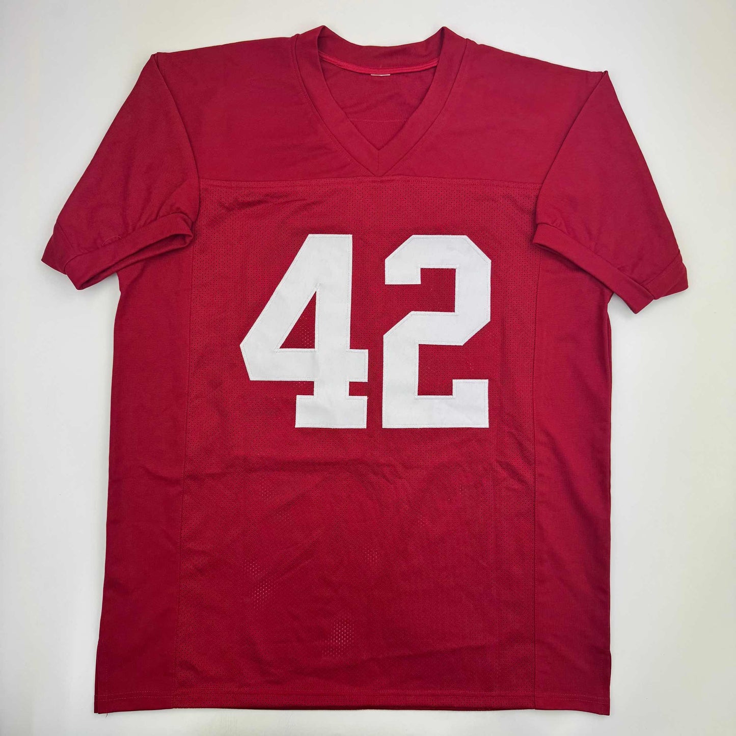 Autographed/Signed Eddie Lacy Alabama Red College Football Jersey PSA COA