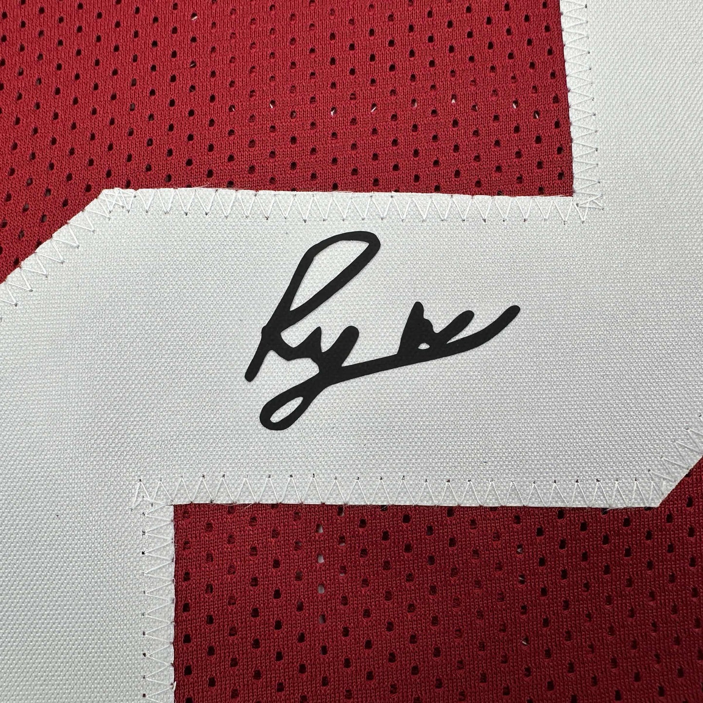 Facsimile Autographed Ryan Williams Alabama Red Reprint Laser Auto College Football Jersey Size Men's XL
