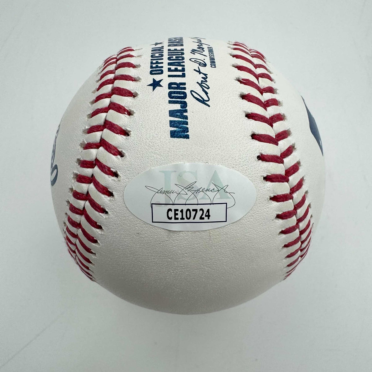 Autographed/Signed Royce Lewis Rawlings Official Major League Baseball ROML JSA COA