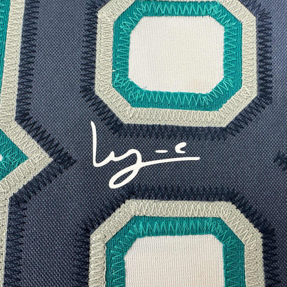 Facsimile Autographed Luis Castillo Seattle White Reprint Laser Auto Baseball Jersey Size Men's XL