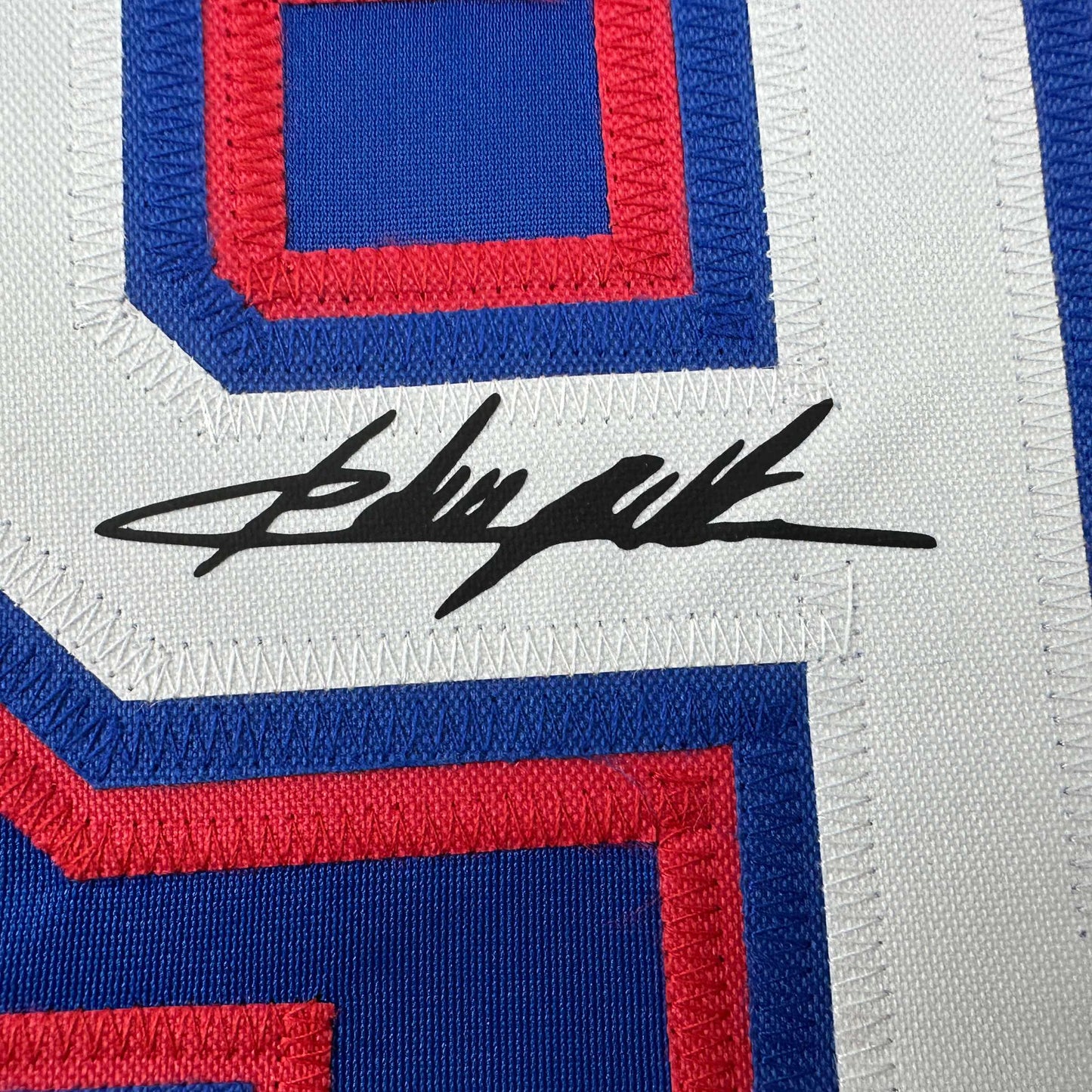Facsimile Autographed Adrian Beltre Texas Blue Reprint Laser Auto Baseball Jersey Size Men's XL