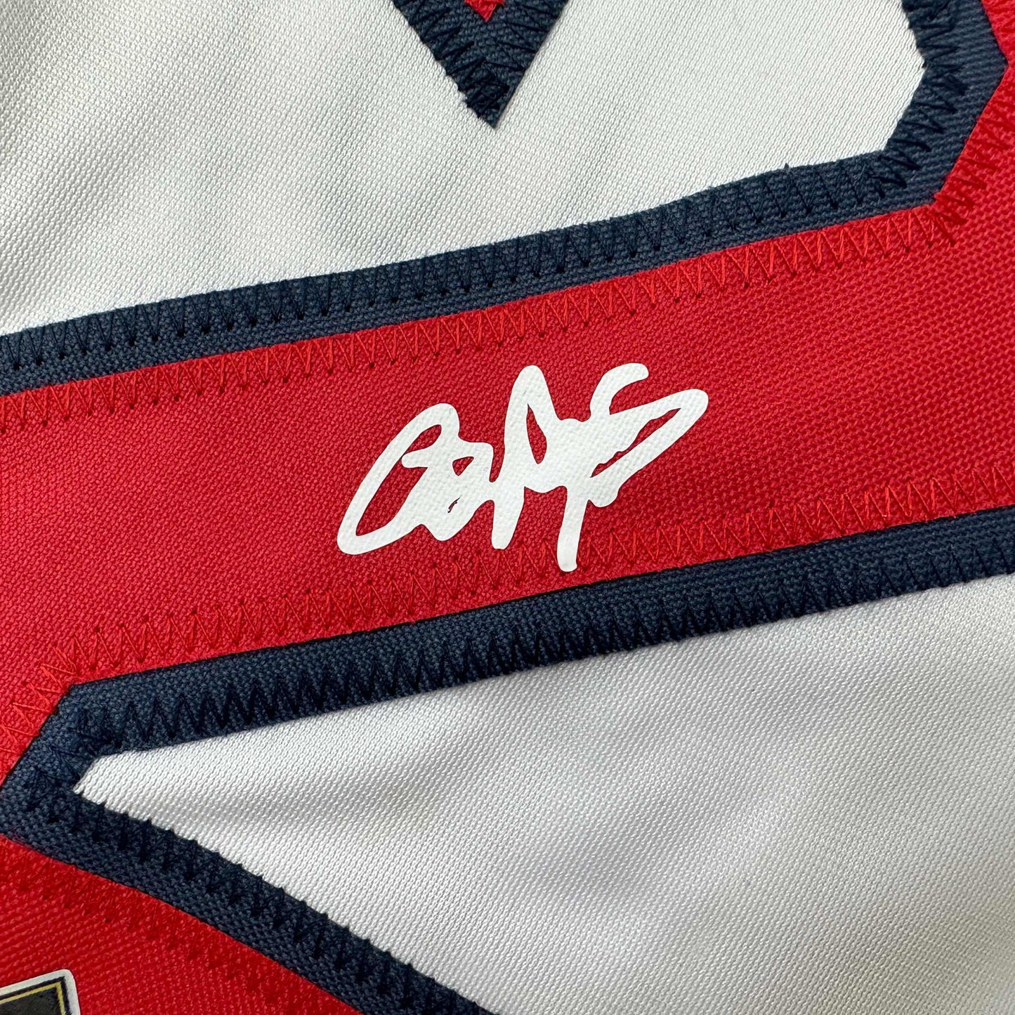 Facsimile Autographed Roger Clemens Boston White Reprint Laser Auto Baseball Jersey Size Men's XL