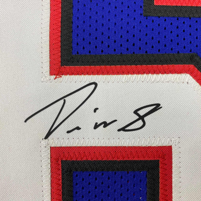 Facsimile Autographed Devin Singletary Buffalo Blue Reprint Laser Auto Football Jersey Size Men's XL