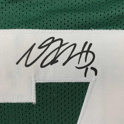 Facsimile Autographed Davante Adams Green Bay Green Reprint Laser Auto Football Jersey Size Men's XL