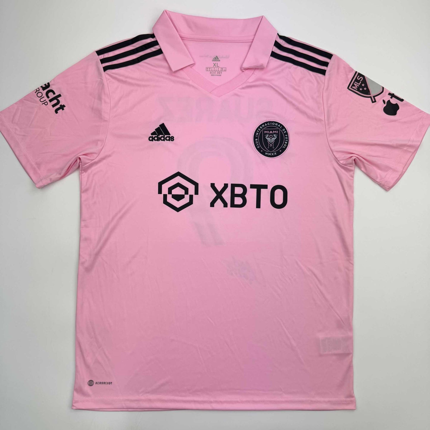 Autographed/Signed Luis Suarez Inter Miami Pink Soccer Jersey Beckett BAS COA