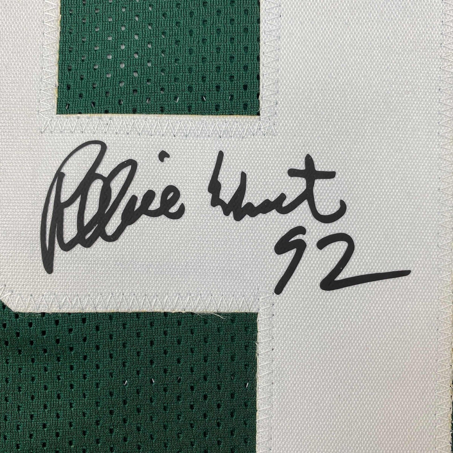 Facsimile Autographed Reggie White Green Bay Green Reprint Laser Auto Football Jersey Size Men's XL