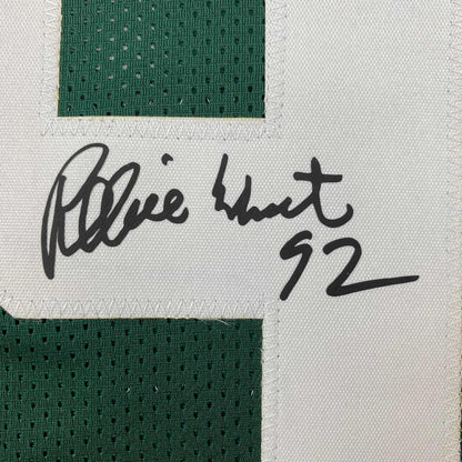 Facsimile Autographed Reggie White Green Bay Green Reprint Laser Auto Football Jersey Size Men's XL