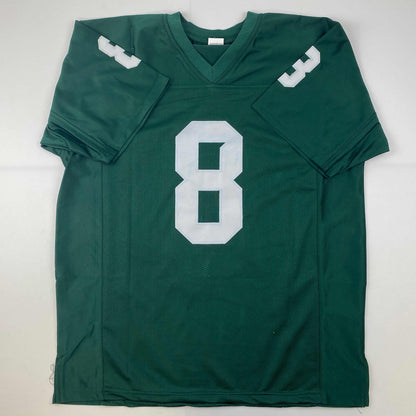 Facsimile Autographed Kirk Cousins Michigan State Green Reprint Laser Auto College Football Jersey Size Men's XL