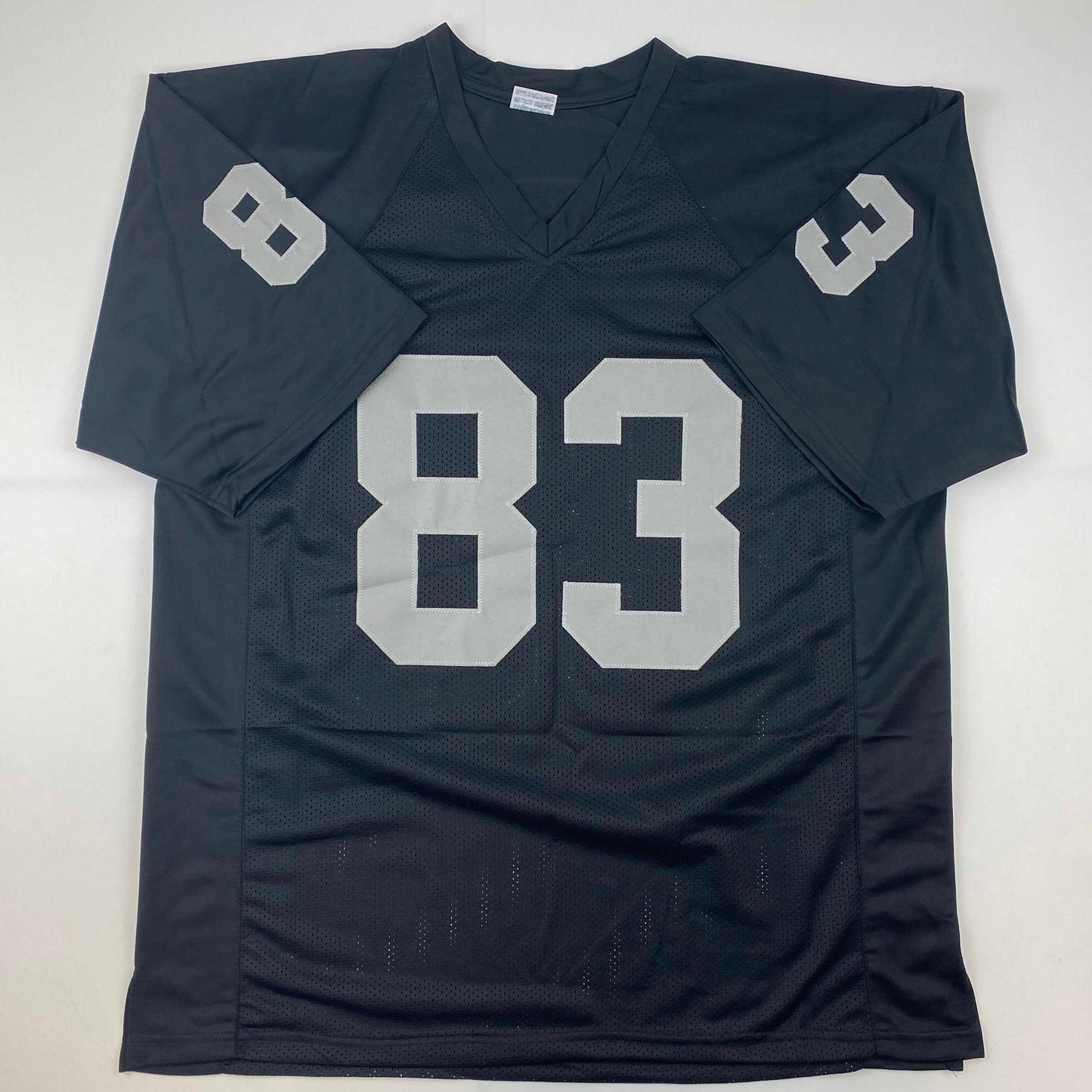 Facsimile Autographed Darren Waller Oakland Las Vegas Black Reprint Laser Auto Football Jersey Size Men's XL