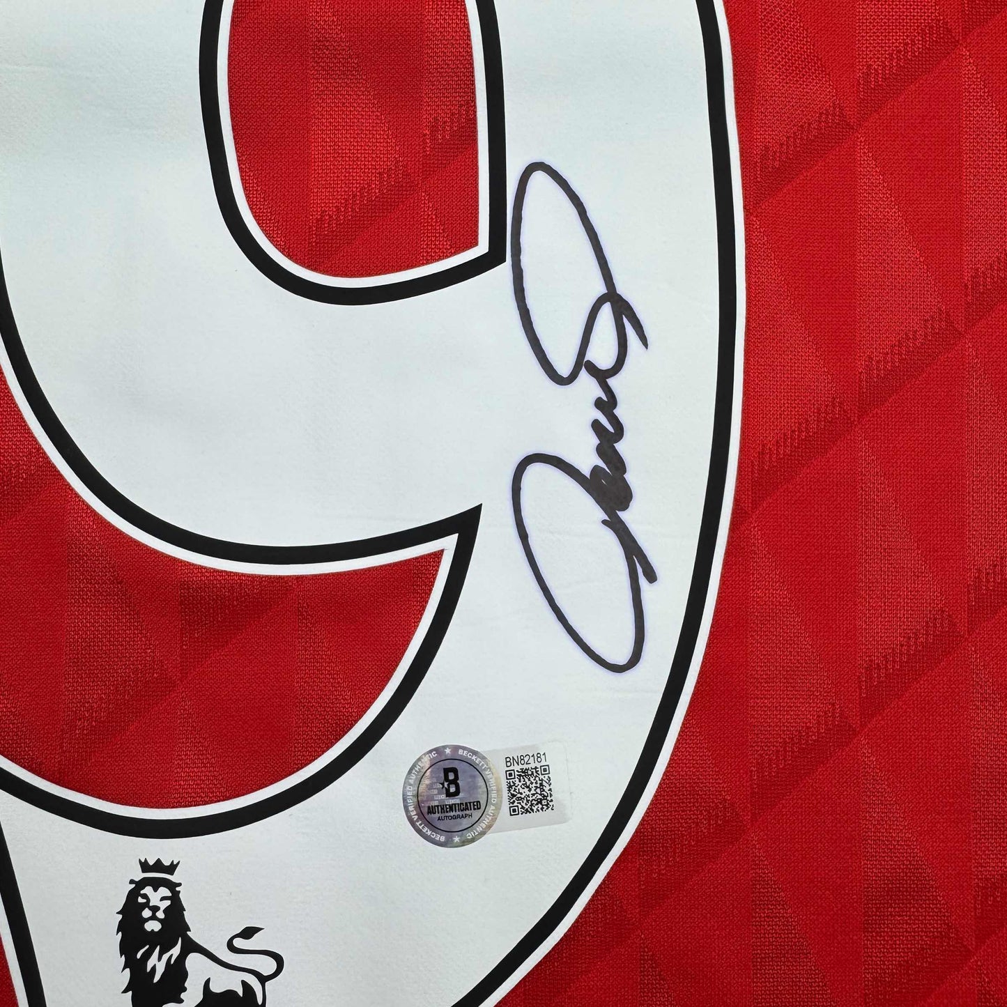 Autographed/Signed Fernando Torres Liverpool Red Soccer Jersey Beckett BAS COA