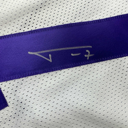 Autographed/Signed Tyrann Mathieu LSU White College Football Jersey JSA COA