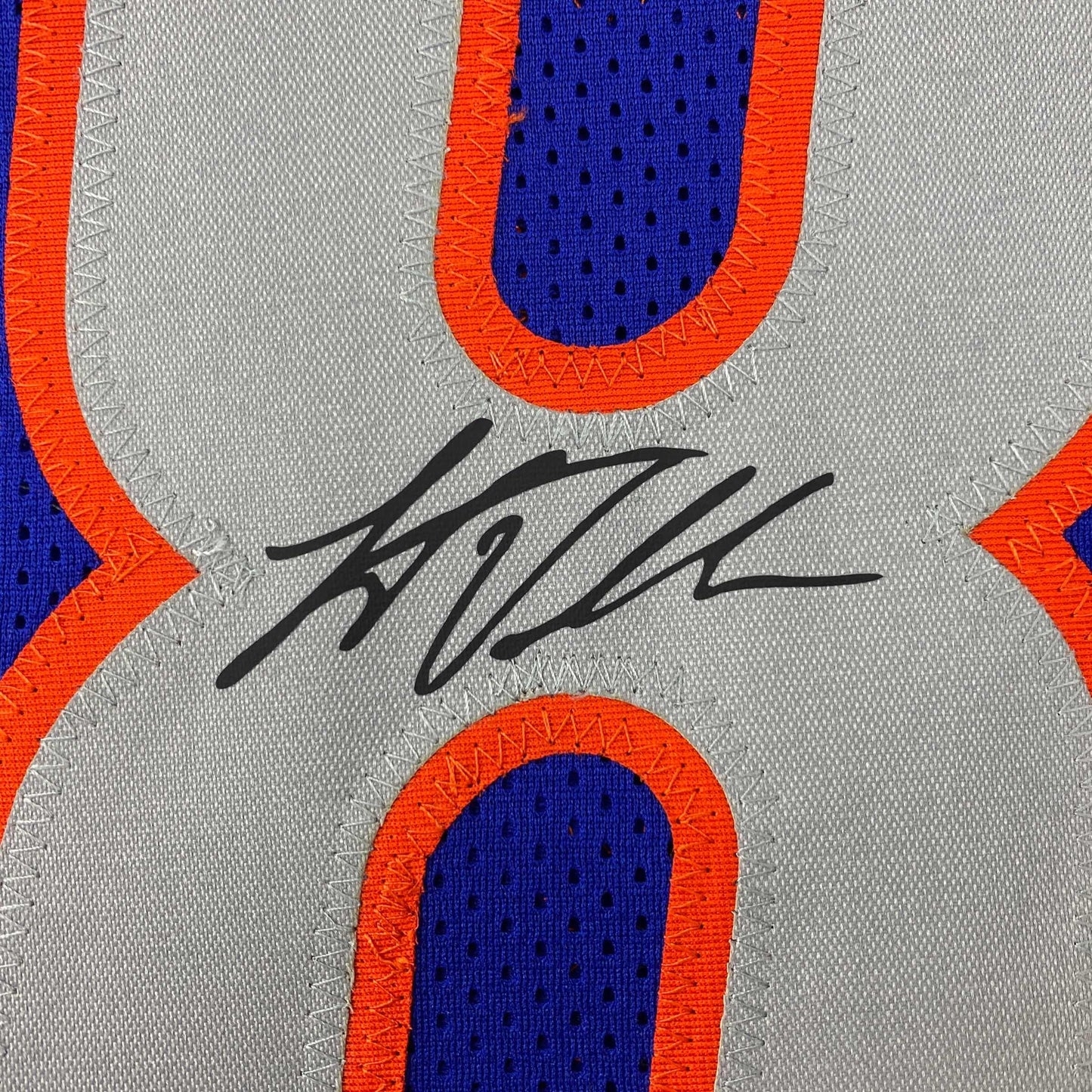 Facsimile Autographed Leighton Vander Esch Boise State Blue Reprint Laser Auto College Football Jersey Size Men's XL
