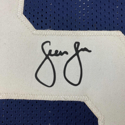 Facsimile Autographed Sean Lee Dallas Thanksgiving Day Reprint Laser Auto Football Jersey Size Men's XL