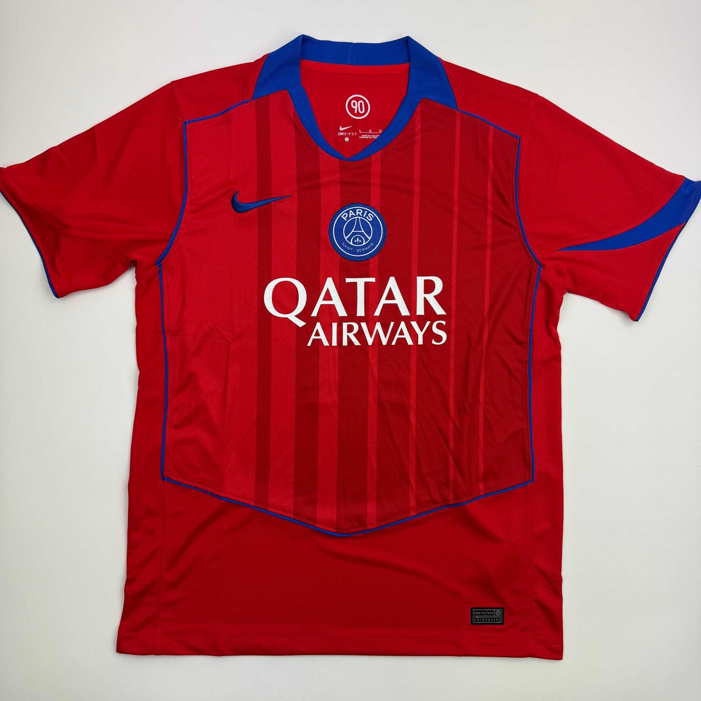 Autographed/Signed Vitinha PSG Paris Saint Germain Red Soccer Futbol Jersey Beckett BAS COA